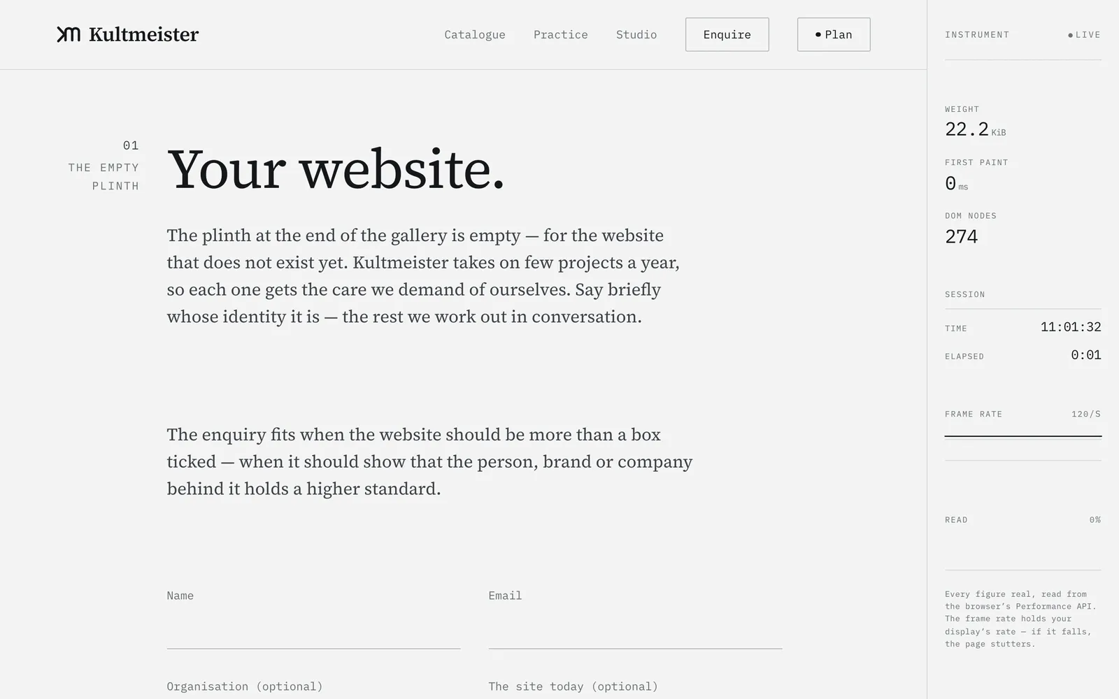 Your website